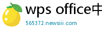wps office中文版